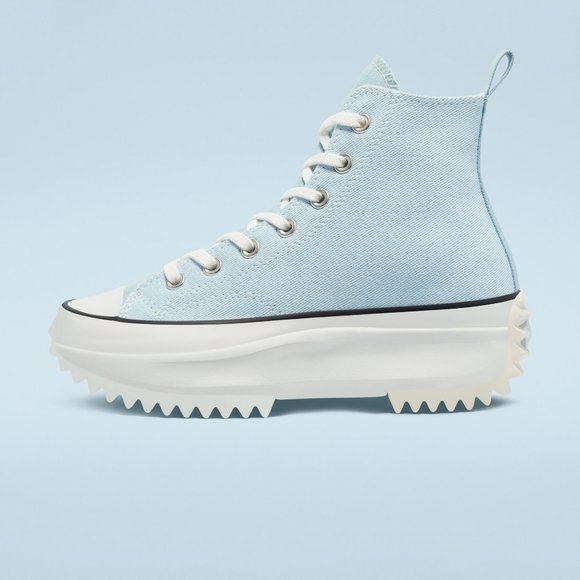 Converse Summer Denim Run Star Hike Blue Casual Lifestyle - Picture 3 of 12